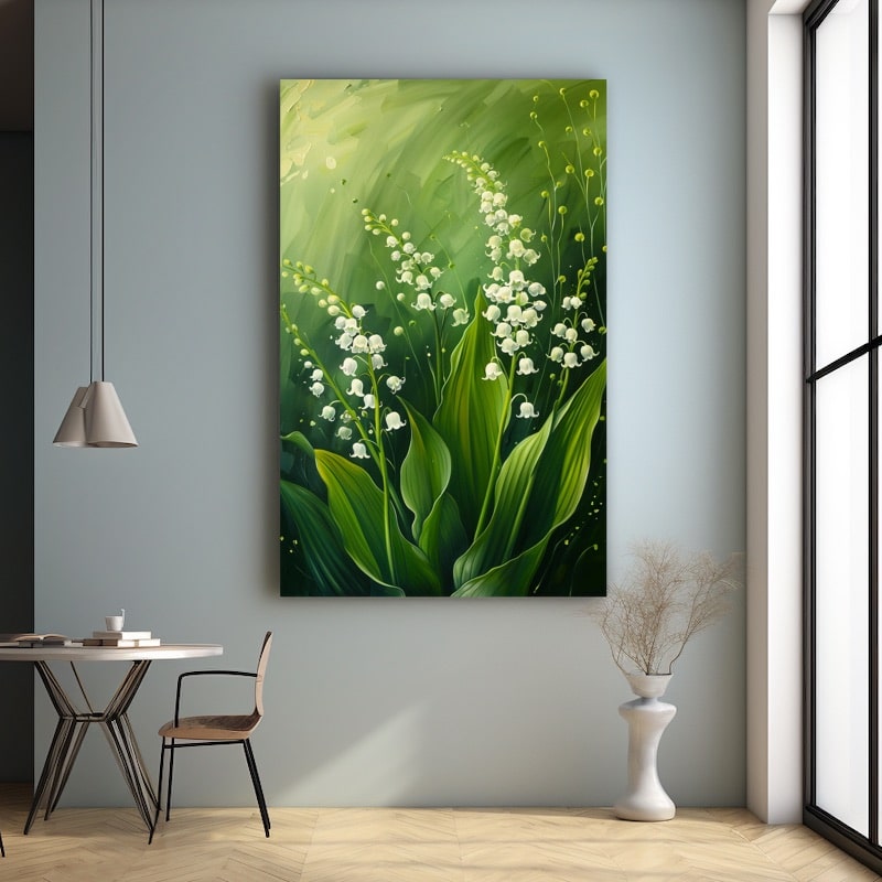 Painting of a White Flower