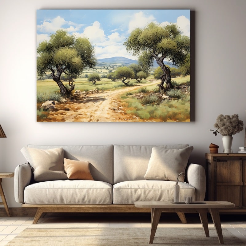 Olive tree acrylic canvas
