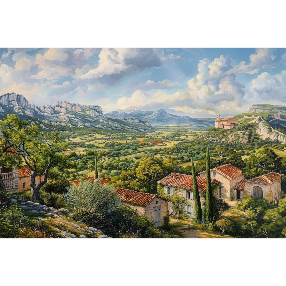 Picturesque Landscape Canvas