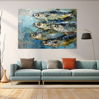 Thumbnail for Sardin Oil Painting