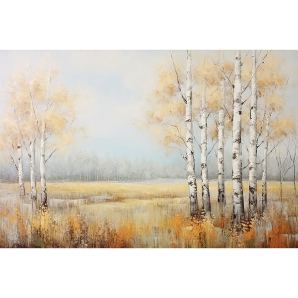 Birch Oil Canvas