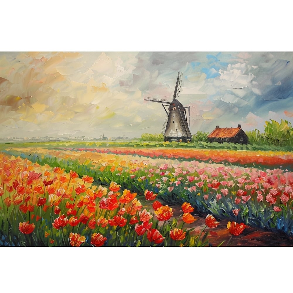 Field of Flowers Oil Canvas