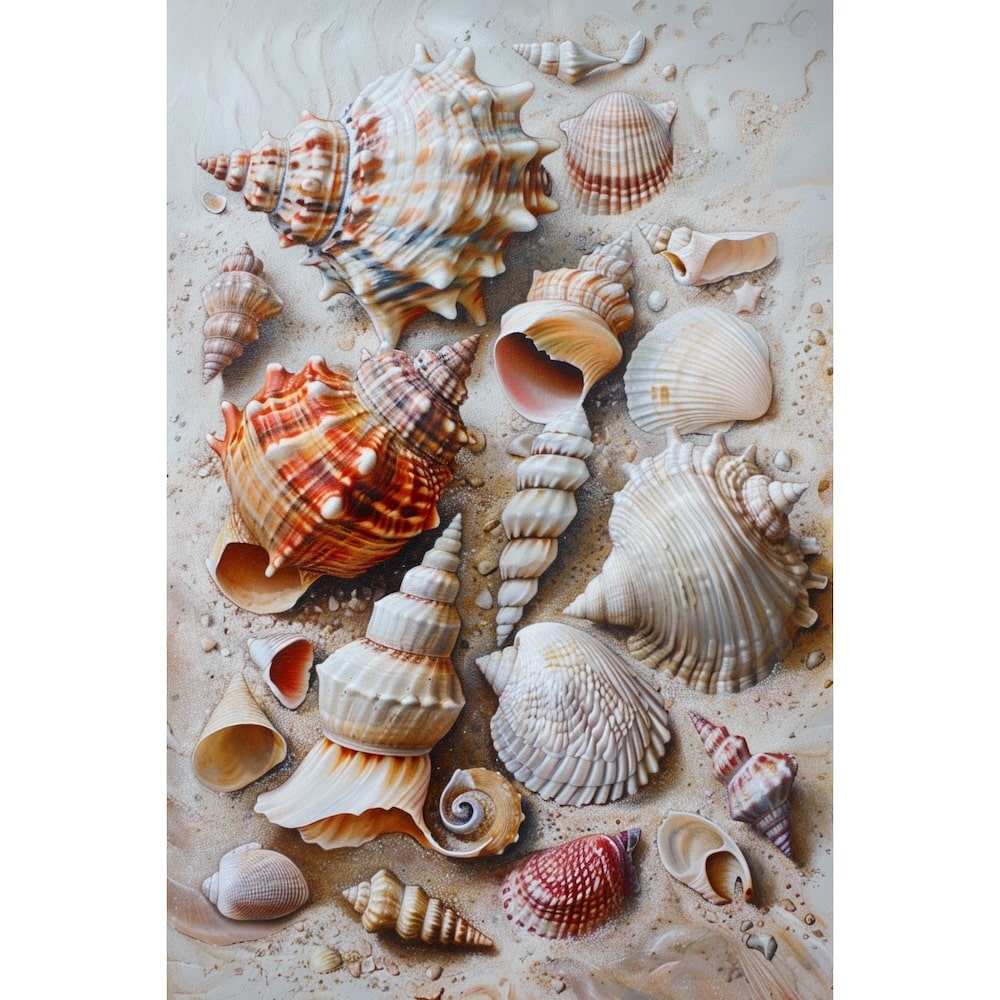 Shell Art Canvas