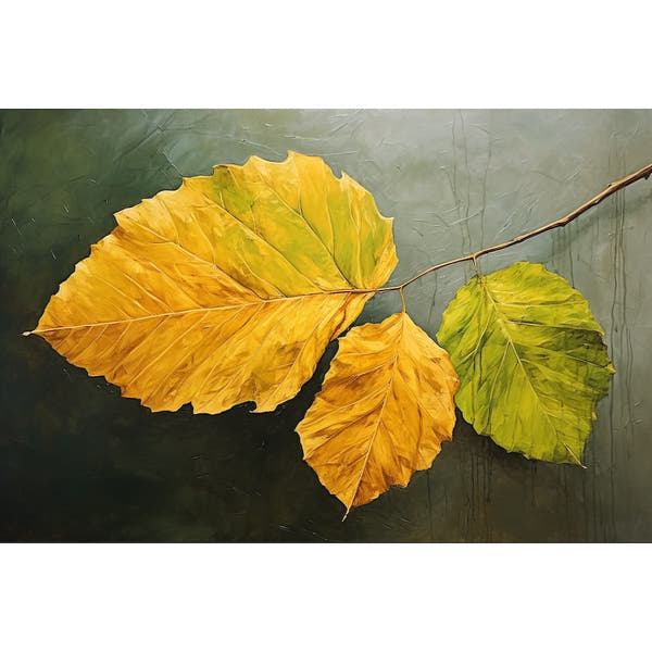 Large Leaf Painting