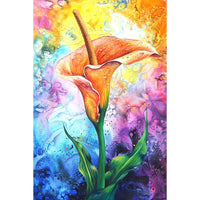 Thumbnail for Flower Abstract Oil Canvas