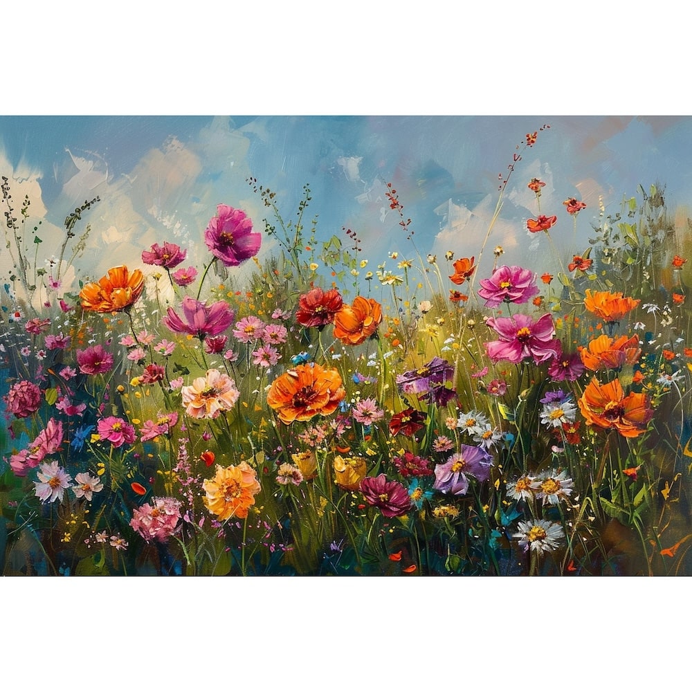 Wild Flower Meadow Canvas