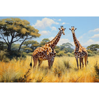 Thumbnail for Giraffe Oil Canvas on Canvas