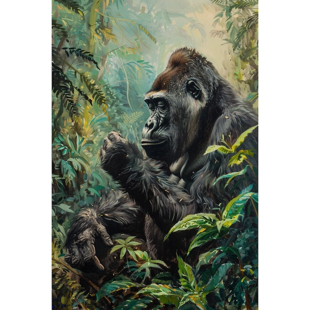 Gorilla Painting Canvas