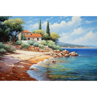 Thumbnail for Mediterranean Landscape Oil Canvas