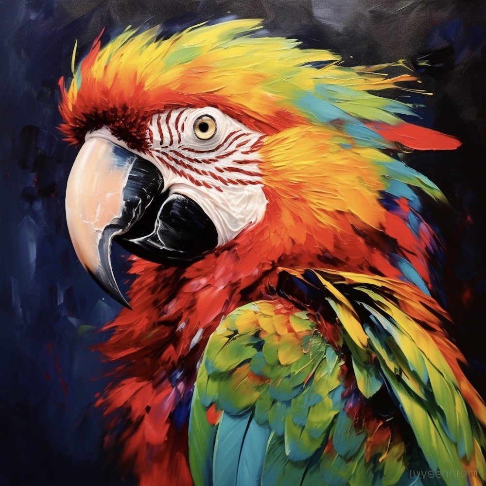 Ambiance Parrot Canvas