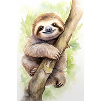 Thumbnail for Cute Sloth Canvas