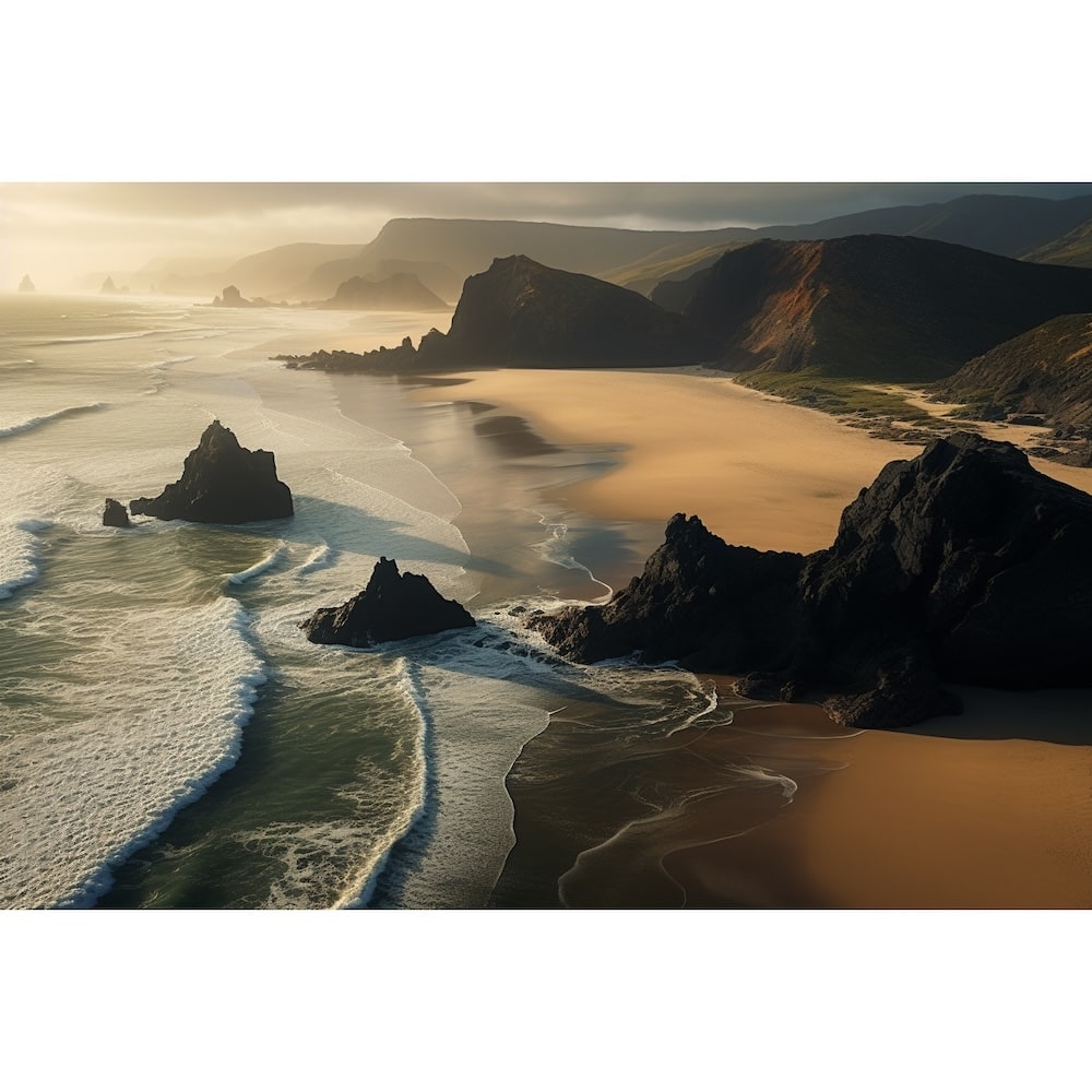 Aerial Beach Painting