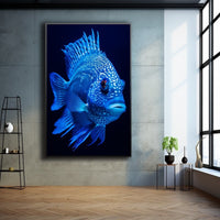 Thumbnail for Blue Fish Painting