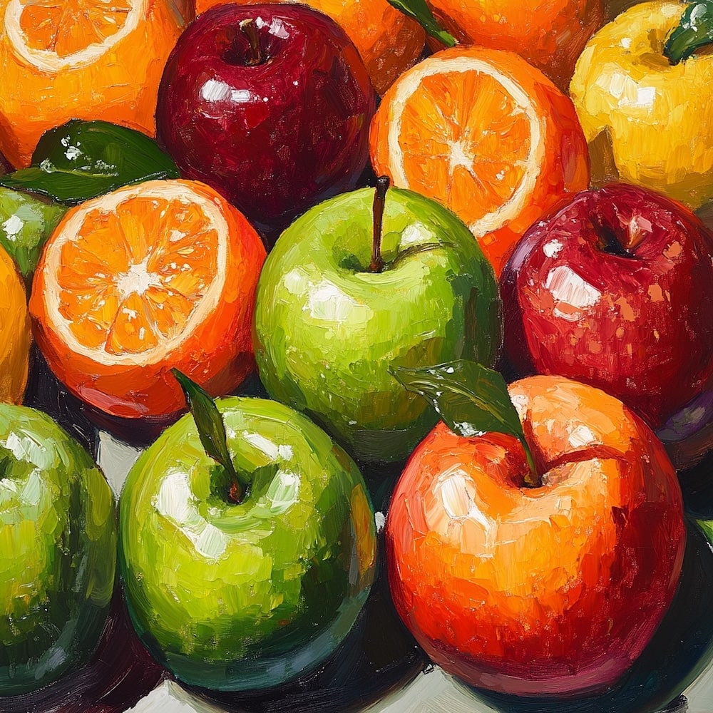 Apples and Oranges Canvas
