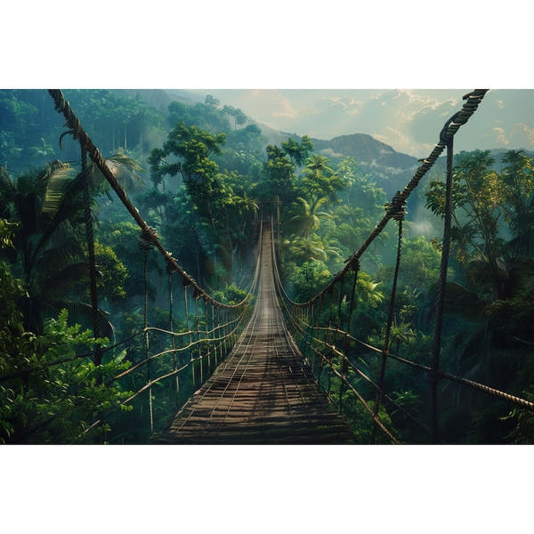 Jungle Bridge Canvas