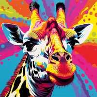 Thumbnail for Giraffe Pop Art Painting