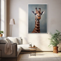 Thumbnail for Giraffe Portrait Painting