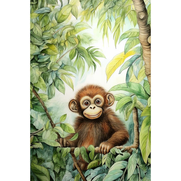 Jungle Animal Painting for Nursery