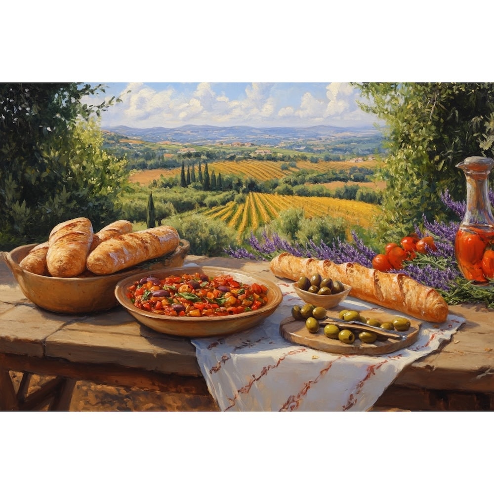 Field Landscape Canvas