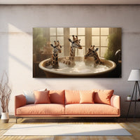 Thumbnail for Whimsical Giraffe Painting