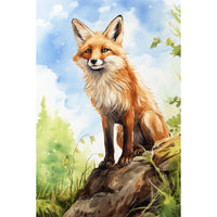 Thumbnail for Fox Watercolour Canvas