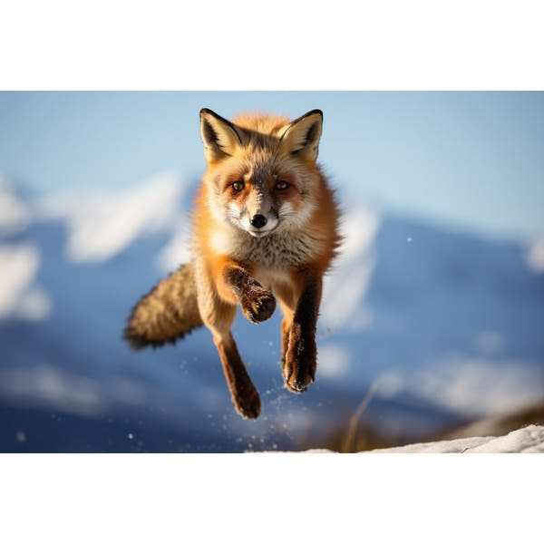 Fox Painting Print