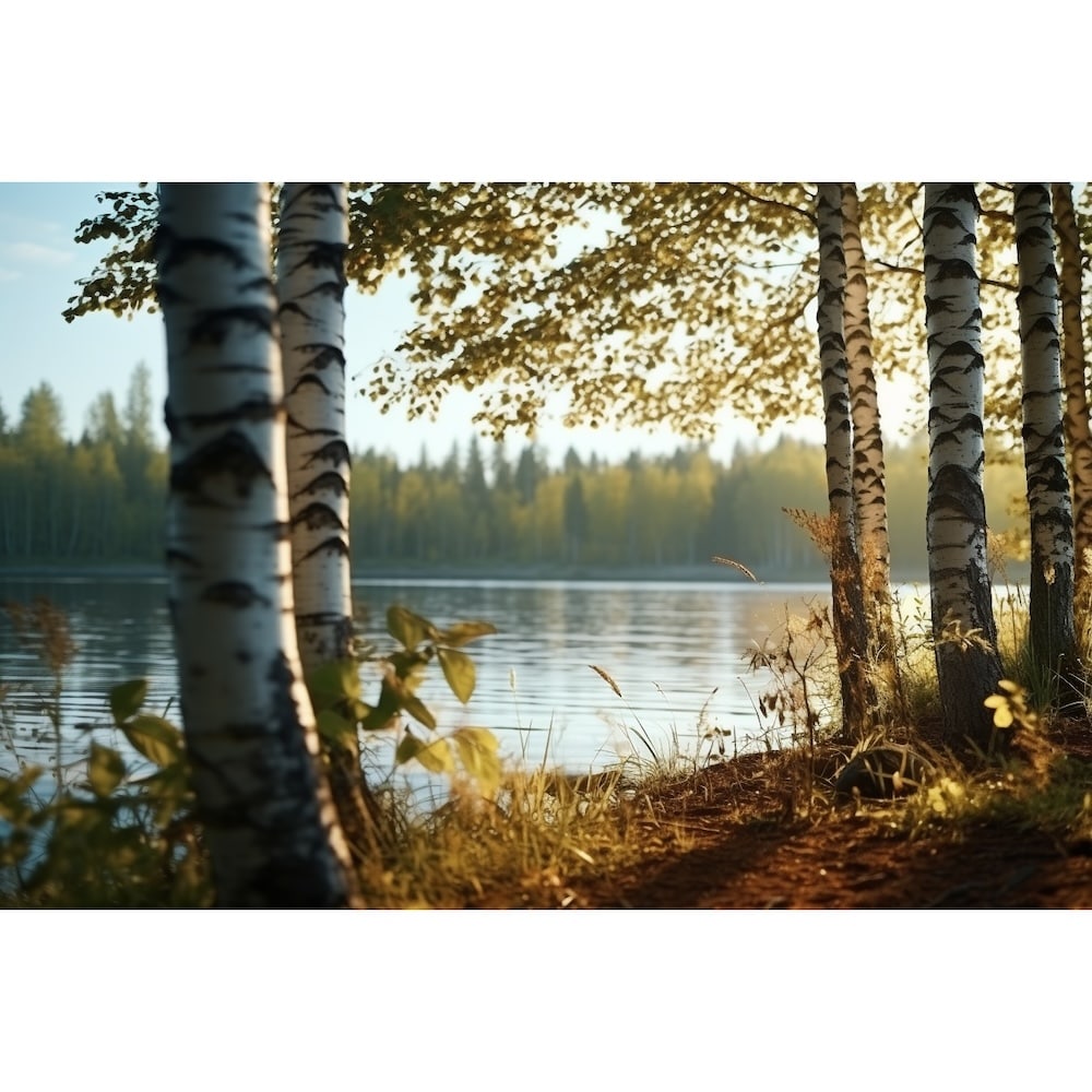 Birch Tree Picture Painting