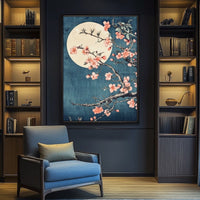 Thumbnail for Cherry Blossom Moon Painting