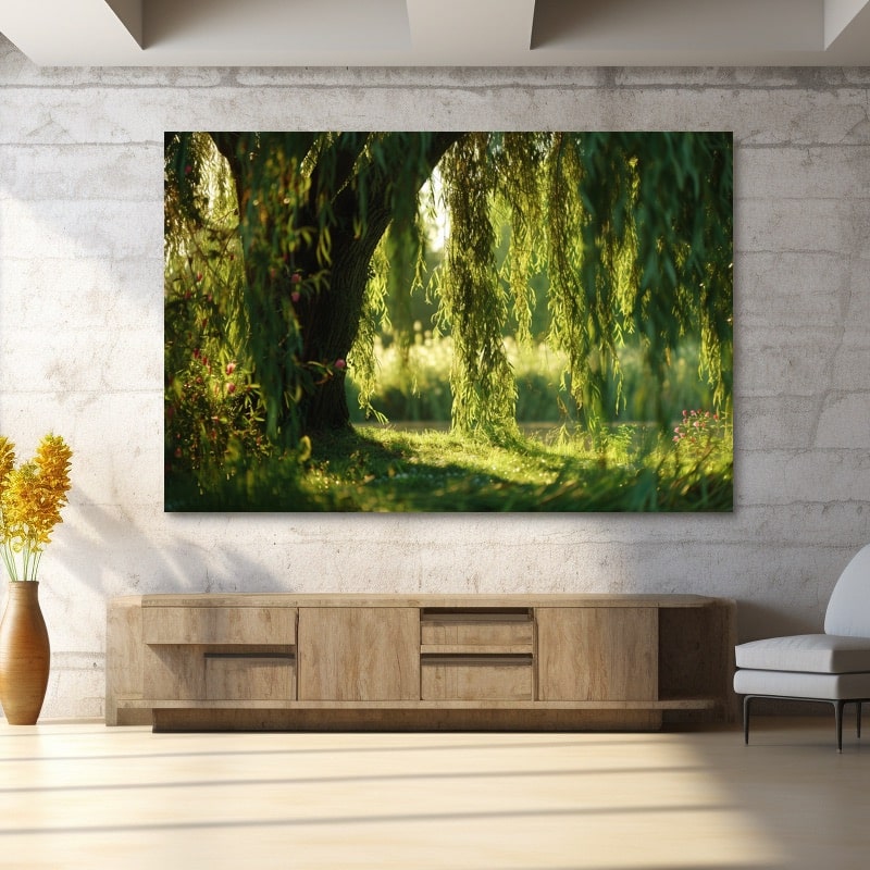 Weeping Willow Tree Painting