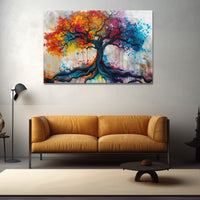 Thumbnail for Colorful Tree Canvas