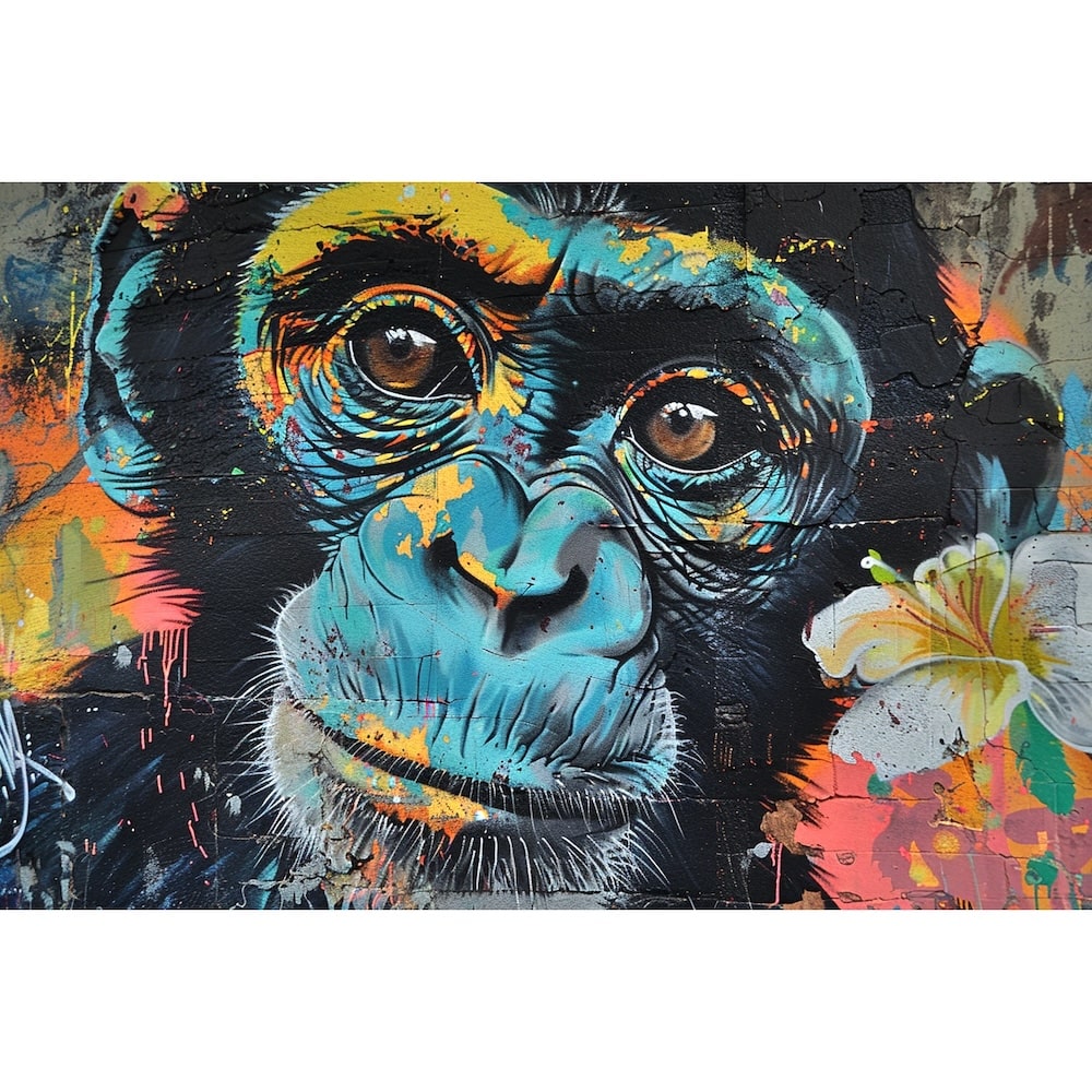 Monkey Painting Art