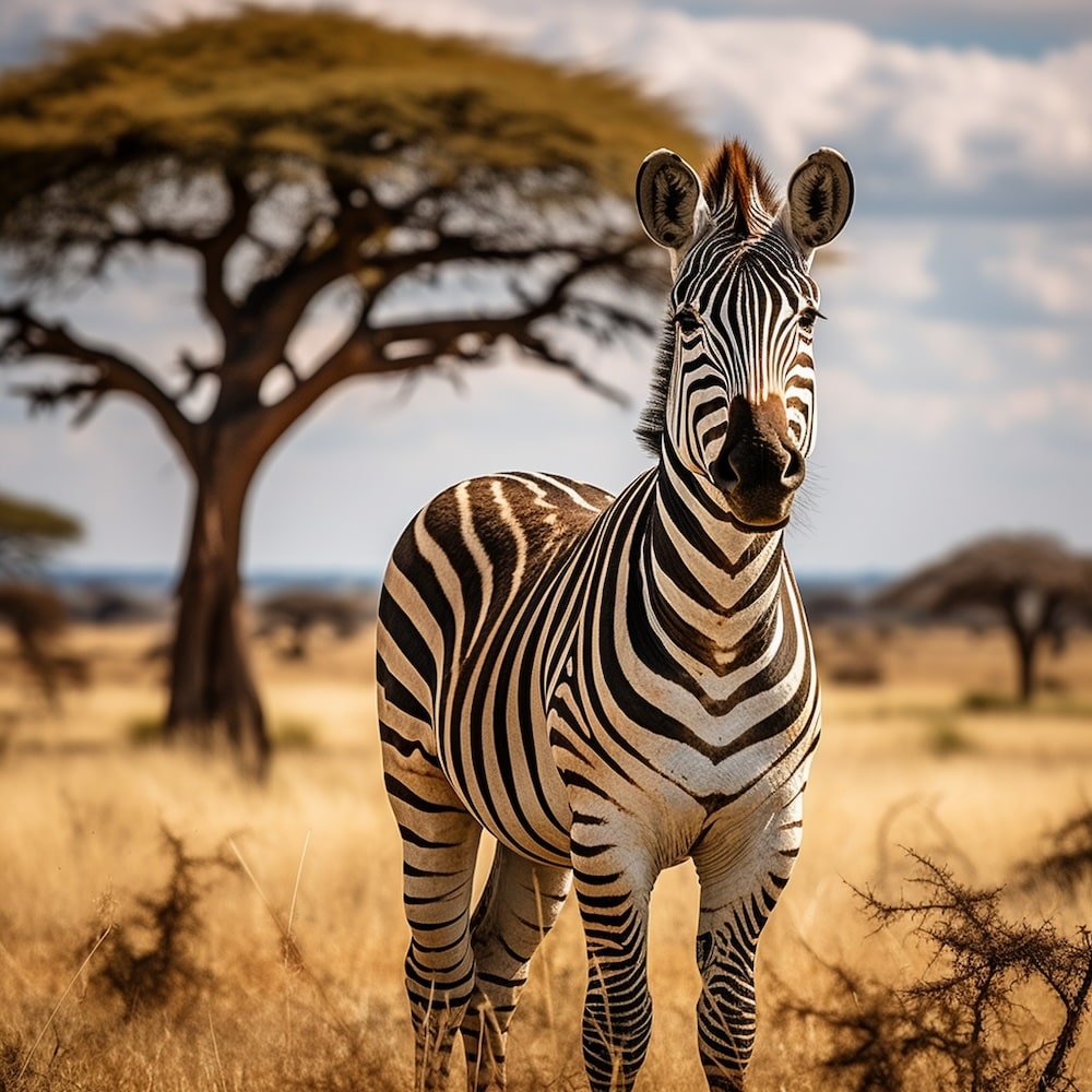 Zebra Wall Painting
