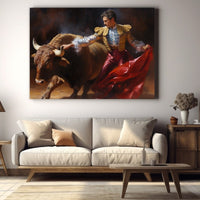 Thumbnail for Bull Corrida Painting