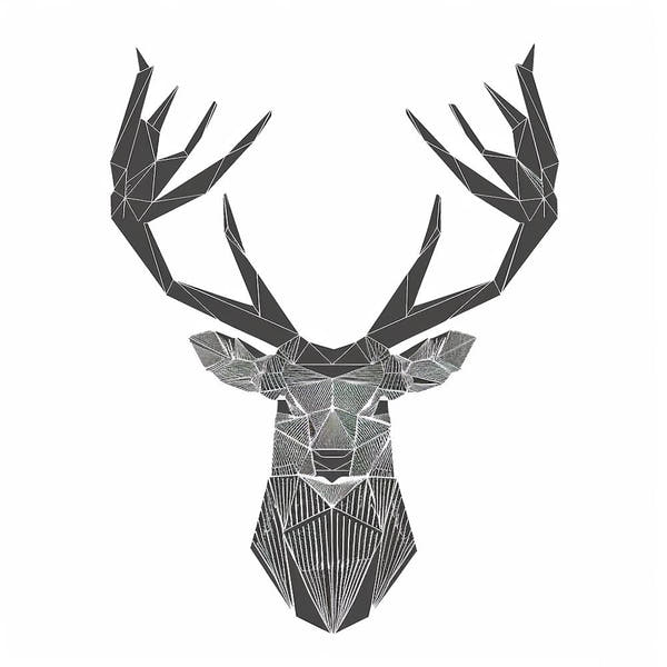 Dear Head Painting