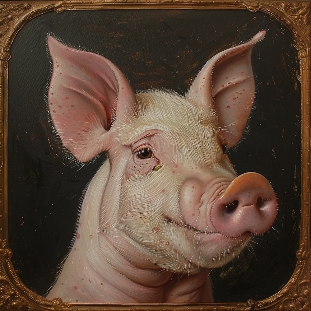 Canvas of Fat Pig