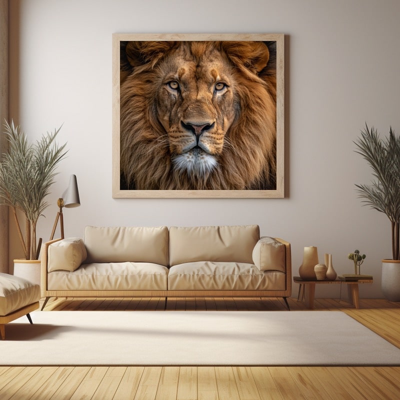 Lion Head Canvas