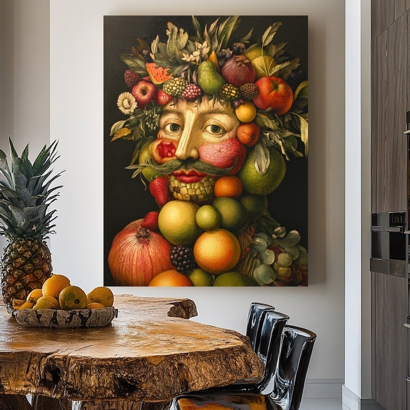 Fruit Head Painting