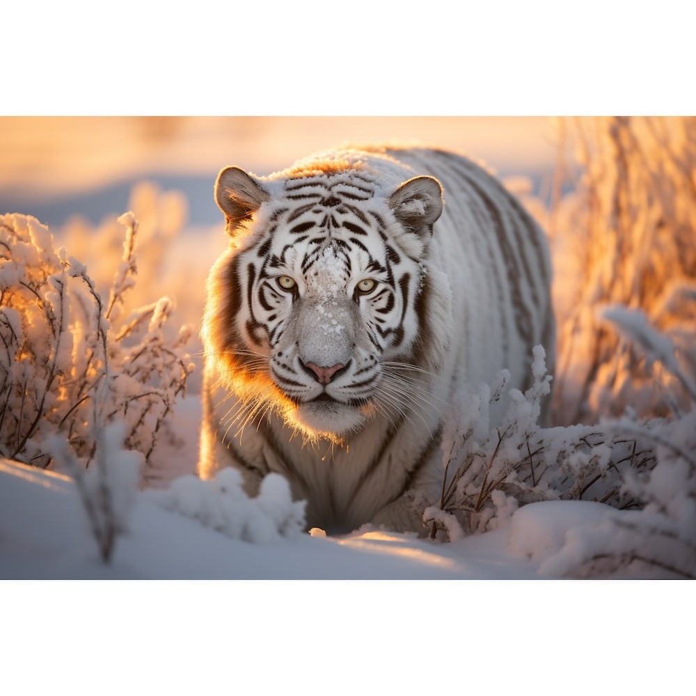 Snow Tiger Canvas