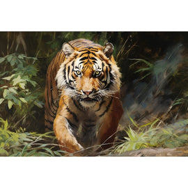 Painting Canvas of Tiger