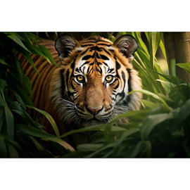 Canvas of Tiger in Jungle