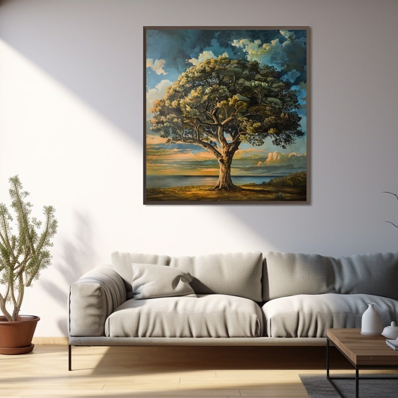 Tree Canvas Painting