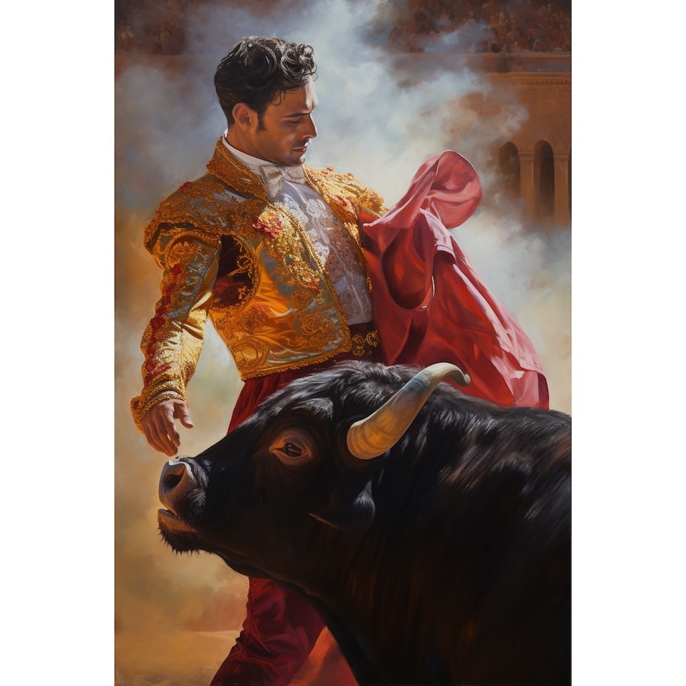 Angry Bull Canvas
