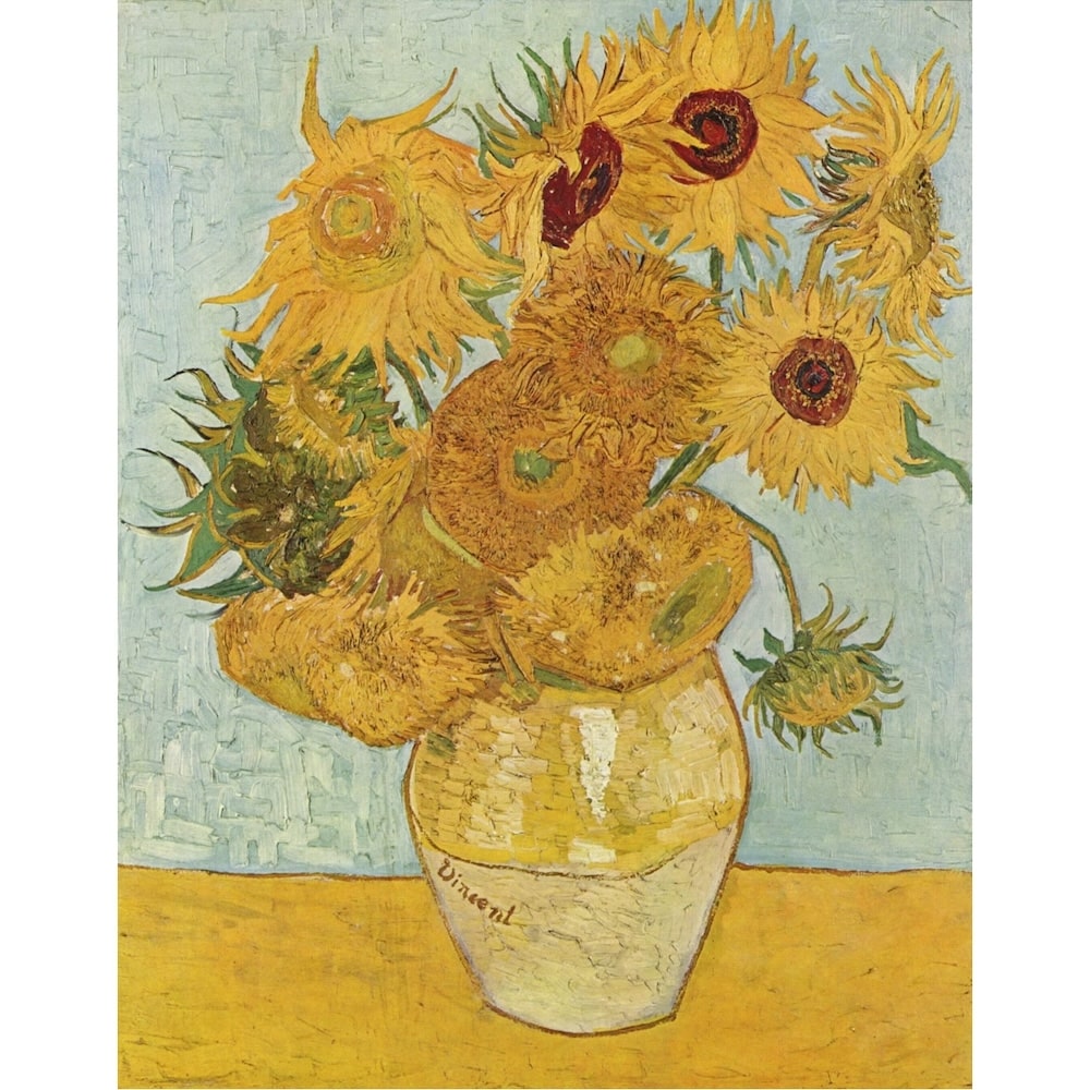 Sunflower canvas by Van Gogh