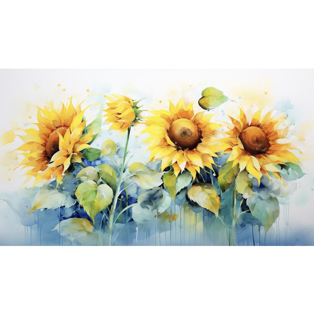 Sunflower Art canvas