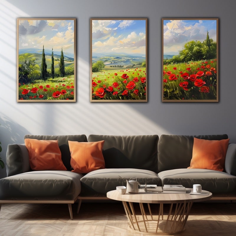 Poppies Canvas Wall Art