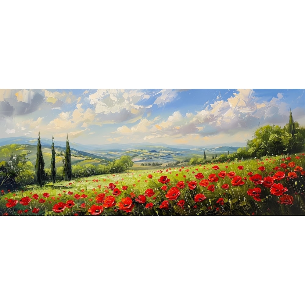 Poppies Painting Wall Art