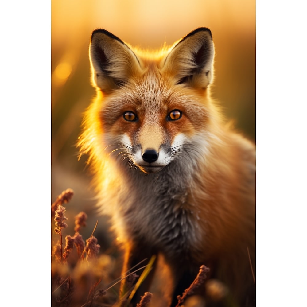 Canvas of a Fox