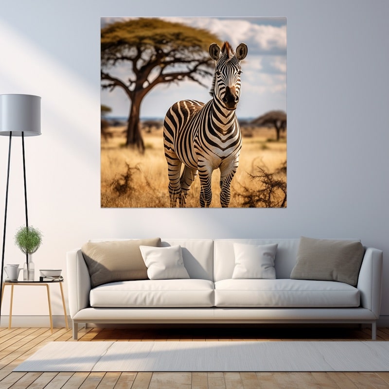 Zebra Wall Canvas
