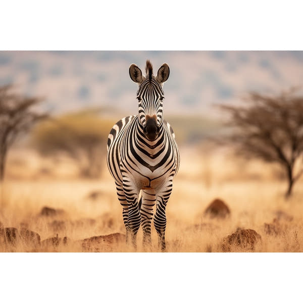 Zebra Print on Painting