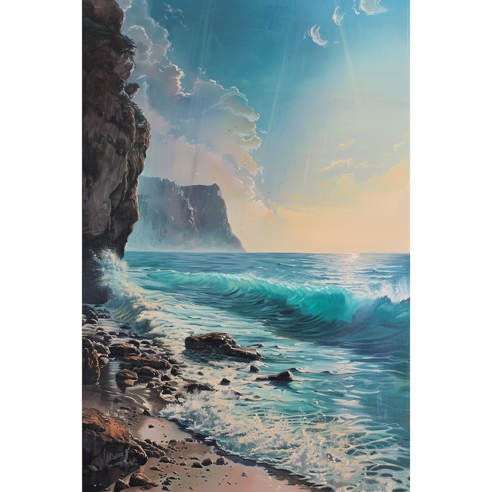 Ocean Oil Canvas